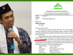 Selain Singapura, UAS juga Ditolak Ratusan Santri di Kota Ini.?