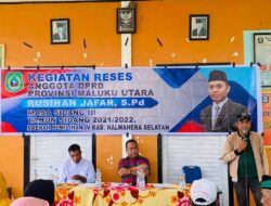 Serap Aspirasi di Sejumlah Desa di Halsel, Ini Pesan Rusihan Jafar ke Masyarakat