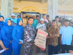 Rangkaian HUT TNI AL ke 77, Lanal Morotai Gelar Touring dan Bakti Sosial