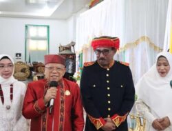 Wapres Terima Gelar Nau Manyira Ngofa Kadato Nyili Gulu-Gulu Kesultanan Tidore