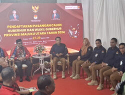 Pasangan Cagub Cawagub HAS KIERAHA Resmi Daftar ke KPU Maluku Utara