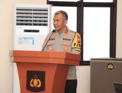 Kapolda Maluku Utara Buka Rakernis SDM Polri dengan Tema Menuju Indonesia Emas 2045