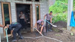 Polda Malut Turunkan Tim Samapta Bantu Warga Korban Banjir di Ternate
