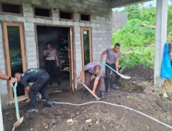 Polda Malut Turunkan Tim Samapta Bantu Warga Korban Banjir di Ternate