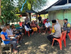 Kapolsek Oba Utara Tampung Aspirasi Warga Lewat Program ‘Jumat Curhat’ di Dusun Sukma