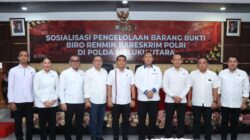 Dukung pelaksanaan tugas, Bareskrim Polri gelar Sosialisasi Pengelolaan Barang Bukti di Polda Malut