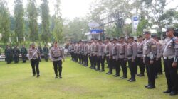 Waka Polres Halteng Pimpin Apel Gelar Pasukan Operasi Ketupat Kie Raha Tahun 2025