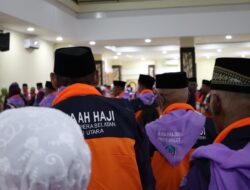 Kloter 15 Jemaah Haji Asal Maluku Utara Tiba di Embarkasi Makassar
