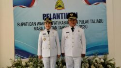 Dilantik Gubernur Malut, Sashabilla–La Ode Yasir Resmi Nahkodai Taliabu