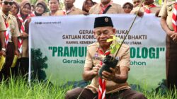 Kemenag Maluku Utara Wujudkan “Pramuka Ekoteologi” Lewat Aksi Tanam Pohon di Sofifi