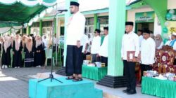 Bupati Bassam Kasuba Sampaikan Pesan Menag RI pada Upacara Hari Santri Nasional 2025