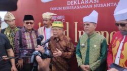 Ma’ruf Amin Hadiri Deklarasi FKN di Ternate: Momentum Menuju Satu Abad Indonesia yang Beragam dan Bersatu