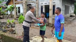 Polres Halbar Salurkan Sembako untuk Warga Terdampak Banjir