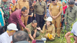 Letakkan Batu Pertama, Bank BNI Dukung Pemprov Malut Bangun 36 Unit Rumah Di Desa Ini
