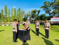 Mutasi Personel Polri di Halmahera Tengah, Kasat Samapta dan Kapolsek Patani Resmi Berganti