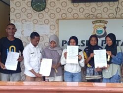 Melalui Restorative Justice Polsek Patani Akhiri Kasus Pengeroyokan di Desa Nursifa Secara Damai.
