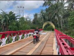 Jembatan Merah Putih Presisi Buka Jalan Warga Pelosok Malut
